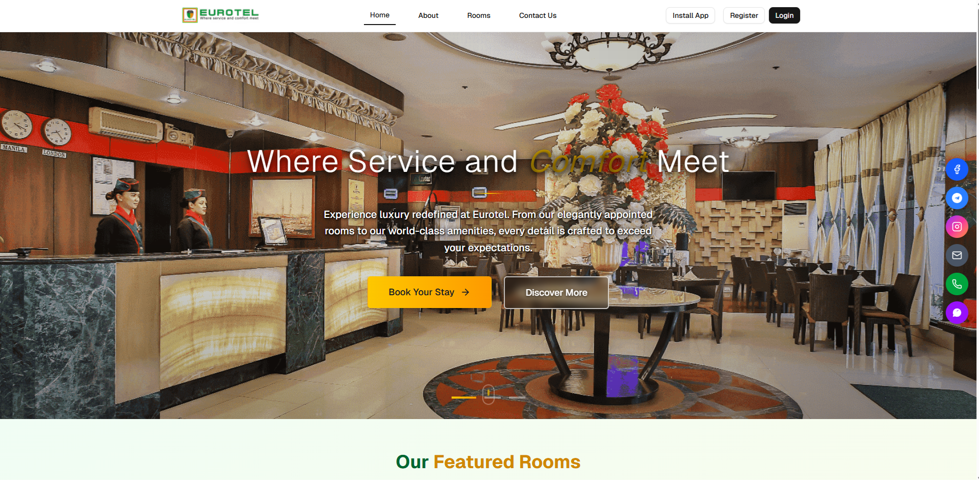 Eurotel Hotel Management System