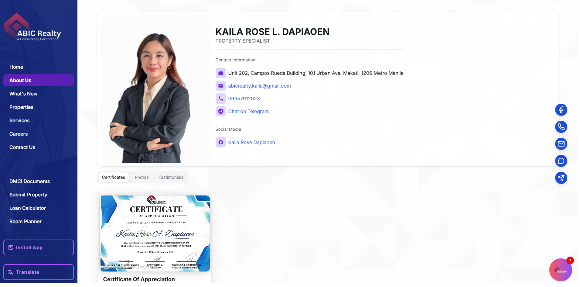 Kaila Property Specialist